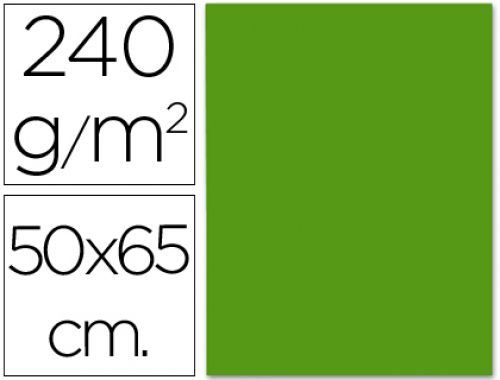 Cartolina liderpapel 50x65 cm 240 gr verde natal , Liderpapel , 43484 , 8423473834439